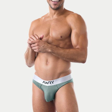 AWRY Pocket Enhancing Bamboo Brief - Soft Teal
