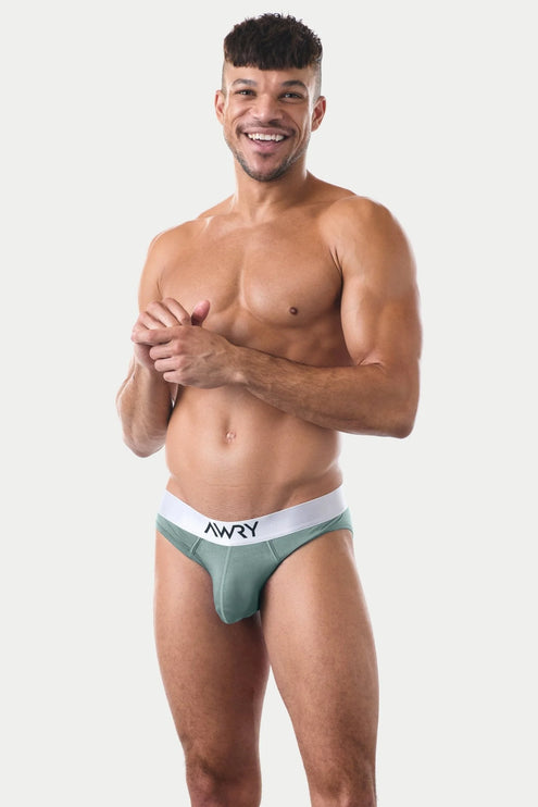AWRY Pocket Enhancing Bamboo Brief - Soft Teal