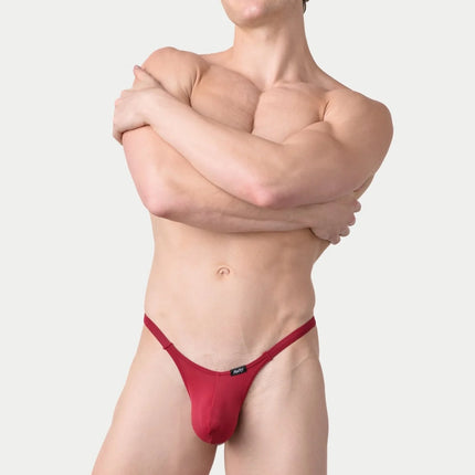 AWRY Pulse V-String Thong - Maroon