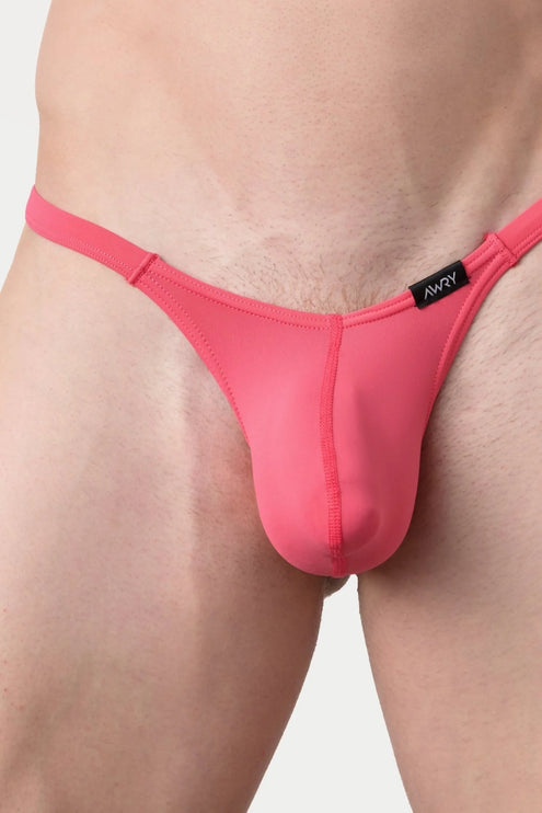 AWRY Pulse V-String Thong - Pink