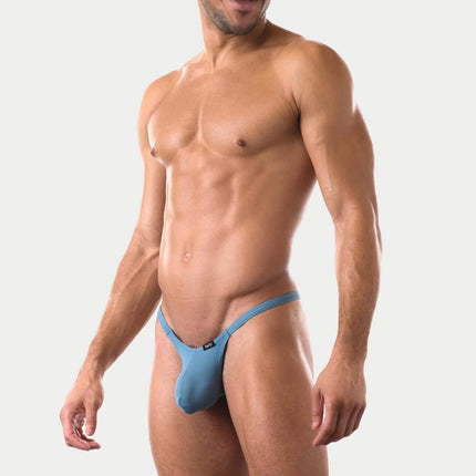 AWRY Pulse V-String Thong - Steel Blue
