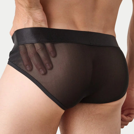 AWRY Reveal Mesh Brief - Black
