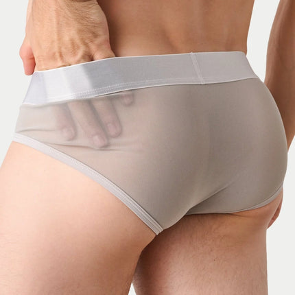 AWRY Reveal Mesh Brief - Silver