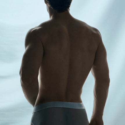 AWRY Reveal Mesh Brief - Steel Blue