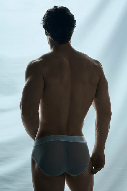 AWRY Reveal Mesh Brief - Steel Blue