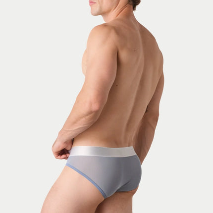 AWRY Reveal Mesh Brief - Steel Blue