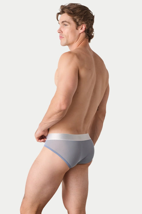 AWRY Reveal Mesh Brief - Steel Blue