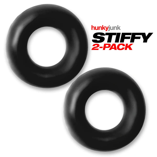 HUJ Stiffy 2-pack cockring tar ice