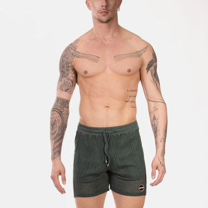 Barcode Berlin Blaise 4-inch Crochet Shorts - Green