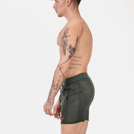 Barcode Berlin Blaise 4-inch Crochet Shorts - Green