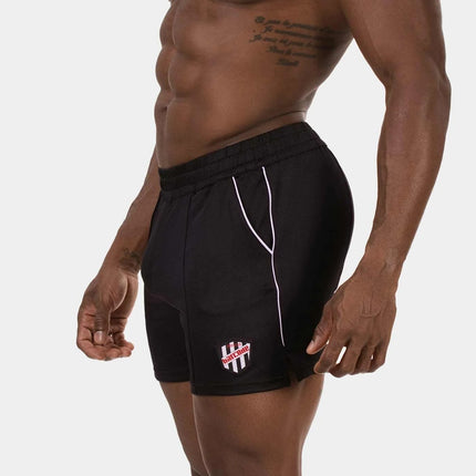 Barcode Berlin Luka 4.5" gym short micromesh black/white