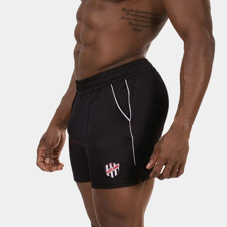 Barcode Berlin Luka 4.5" gym short micromesh black/white