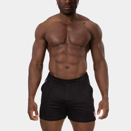 Barcode Berlin Luka 4.5" gym short micromesh black/white