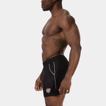 Barcode Berlin Luka 4.5" gym short micromesh black/white