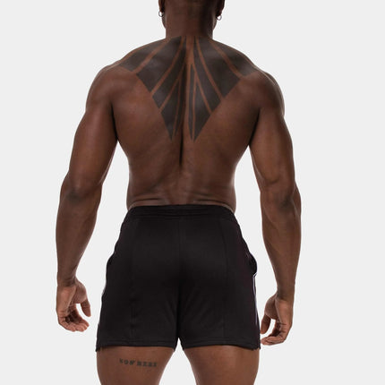 Barcode Berlin Luka 4.5" gym short micromesh black/white