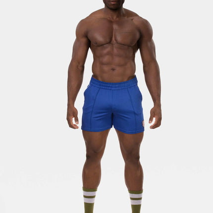 Barcode Berlin Luka 4.5" gym short micromesh blue/white