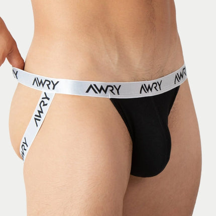 AWRY Signature Bamboo Jockstrap - Black