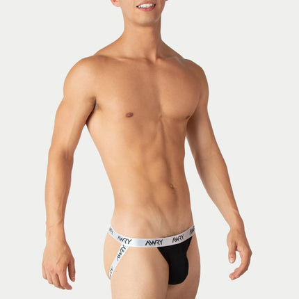AWRY Signature Bamboo Jockstrap - Black