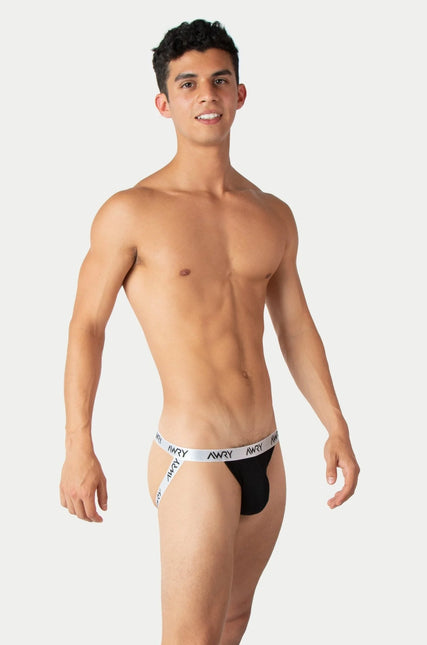 AWRY Signature Bamboo Jockstrap - Black