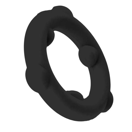 Oxballs Spinner Extra Grip Cockring - Black