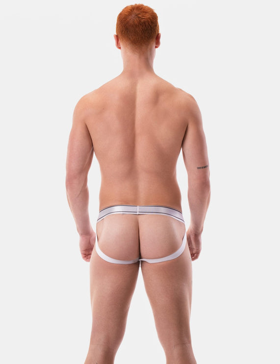 Barcode Berlin Sivko mesh jockstrap white