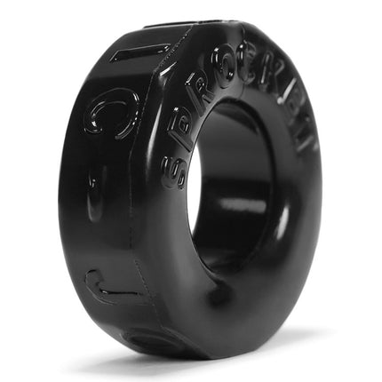 Oxballs Sprocket Super-Stretch Cockring - Night Black
