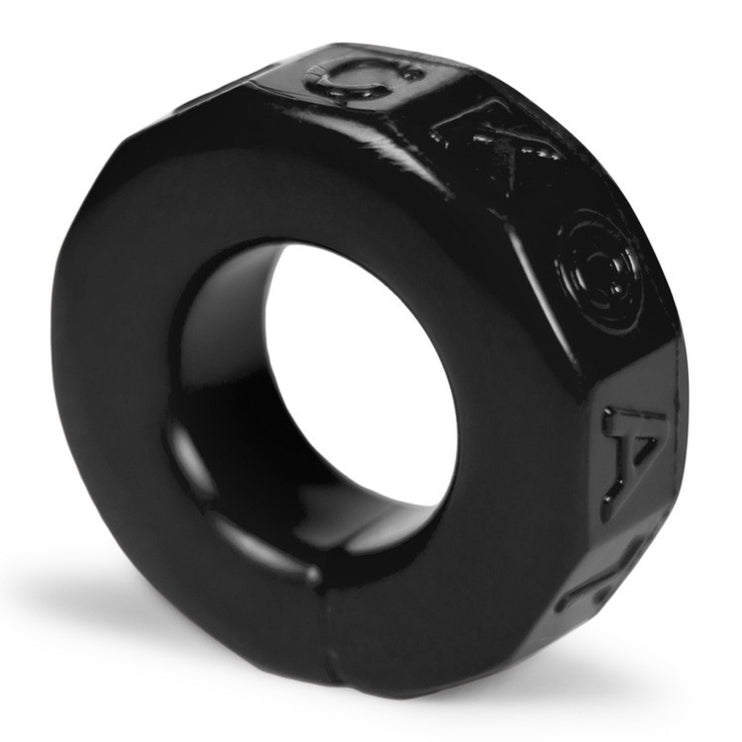Oxballs Sprocket Super-Stretch Cockring - Night Black