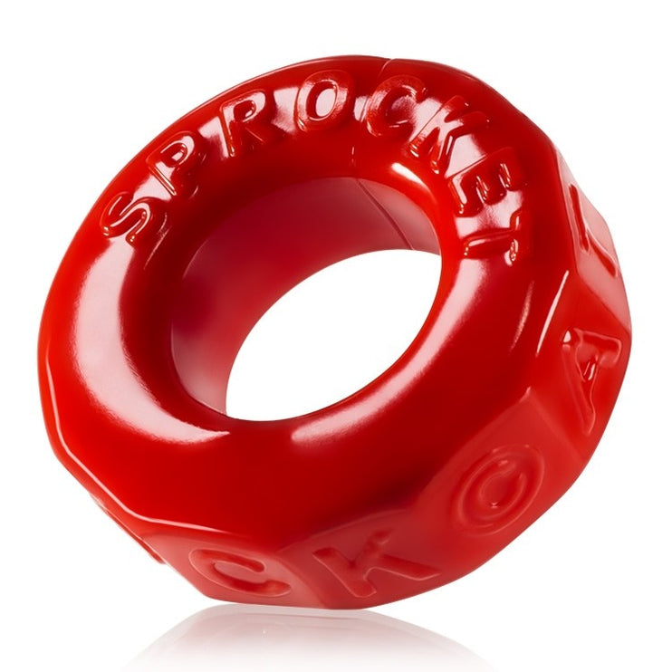 Oxballs Sprocket Super-Stretch Cockring - Red