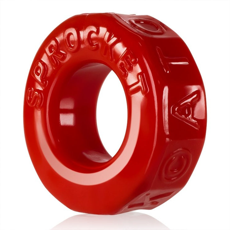 Oxballs Sprocket Super-Stretch Cockring - Red