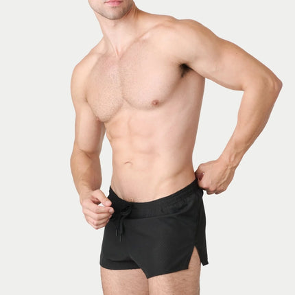 AWRY Dash 2-Inch Shorts W/Built-In Jockstrap - Black