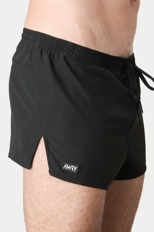 AWRY Dash 2-Inch Shorts W/Built-In Jockstrap - Black