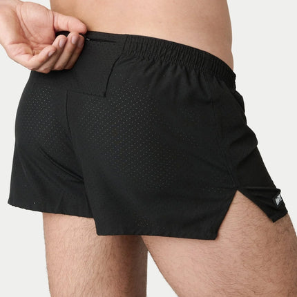 AWRY Dash 2-Inch Shorts W/Built-In Jockstrap - Black