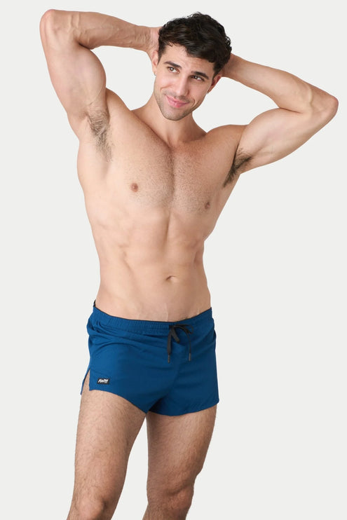 AWRY Dash 2-Inch Shorts W/Built-In Jockstrap - Sapphire