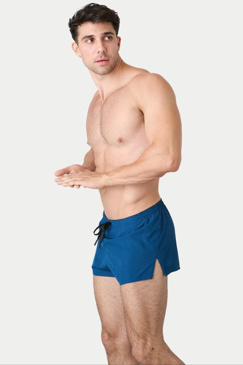 AWRY Dash 2-Inch Shorts W/Built-In Jockstrap - Sapphire