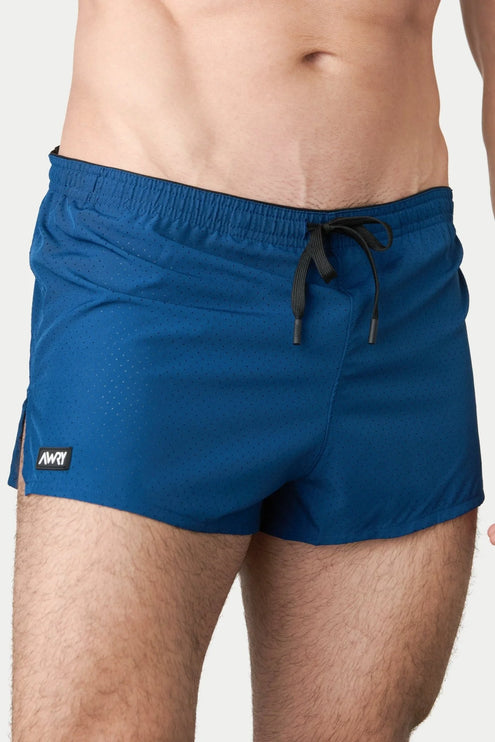 AWRY Dash 2-Inch Shorts W/Built-In Jockstrap - Sapphire