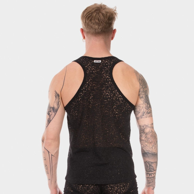 Barcode Berlin Joshua tank top burnout black