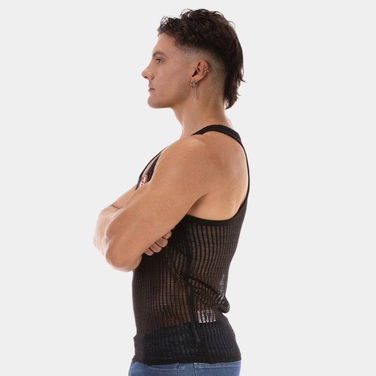 Barcode Berlin Smagul knit tank top black