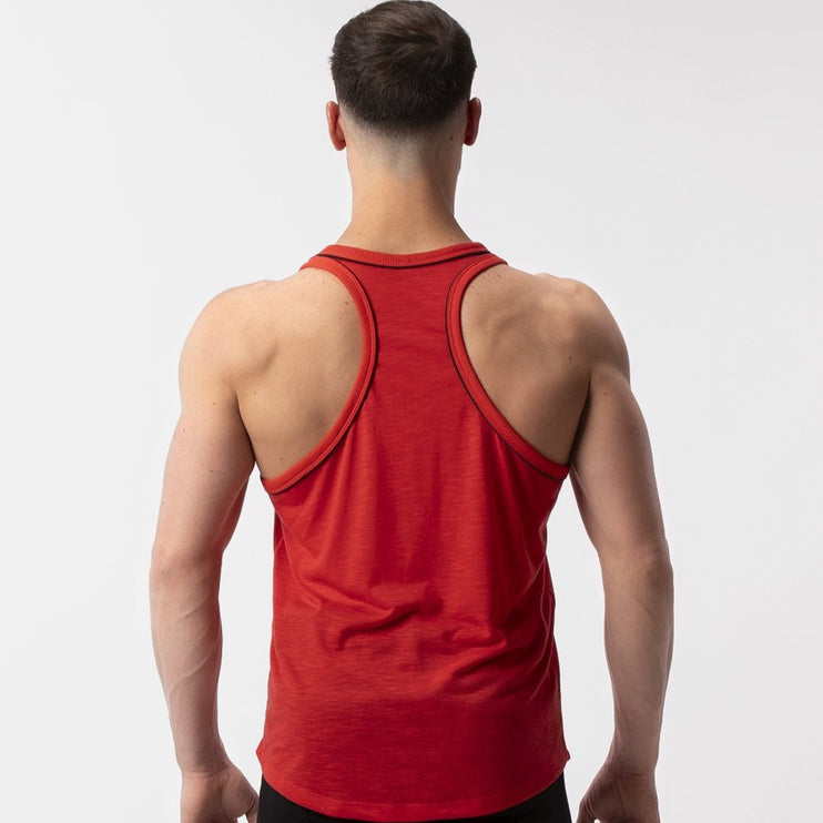 Barcode Berlin Tirta tank top red