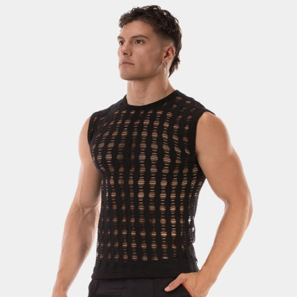 Barcode Berlin Vinny Lace Tank - Black