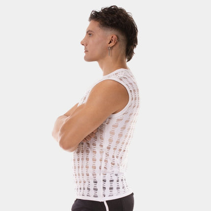 Barcode Berlin Vinny Lace Tank - White