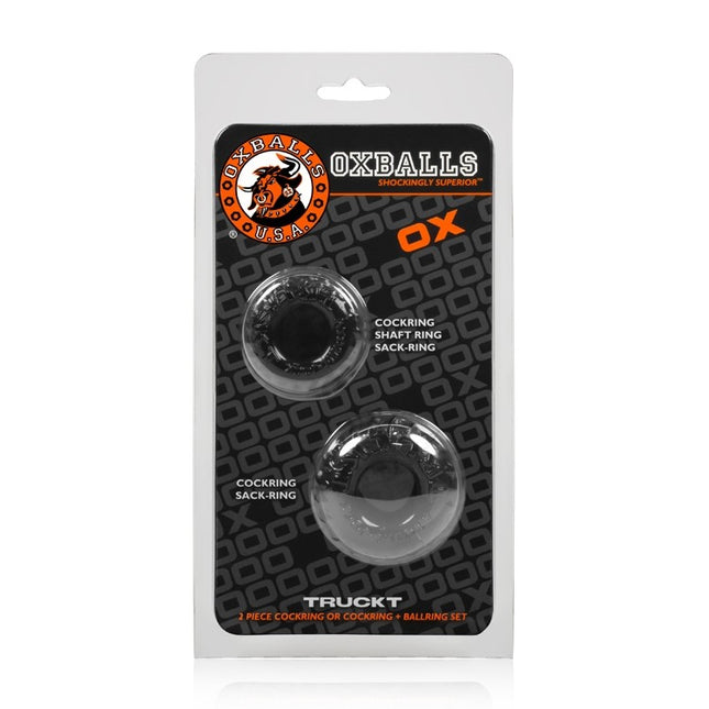 Oxballs TruckT Cockring 2-Pack - Black