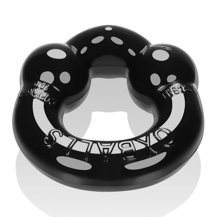 Oxballs Ultraballs "Fuck" Cockring 2-Pack - Black & Clear