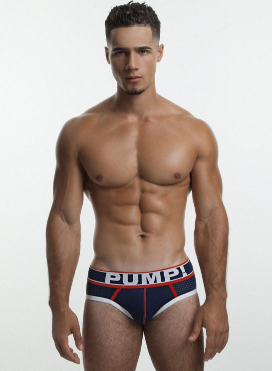 PUMP! Big League mesh brief navy