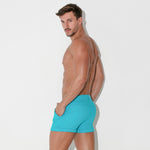 Code 22 slim fit 2" stretch short 9720 turquoise