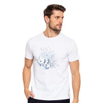 Eight X Disco Damage graphic t-shirt white