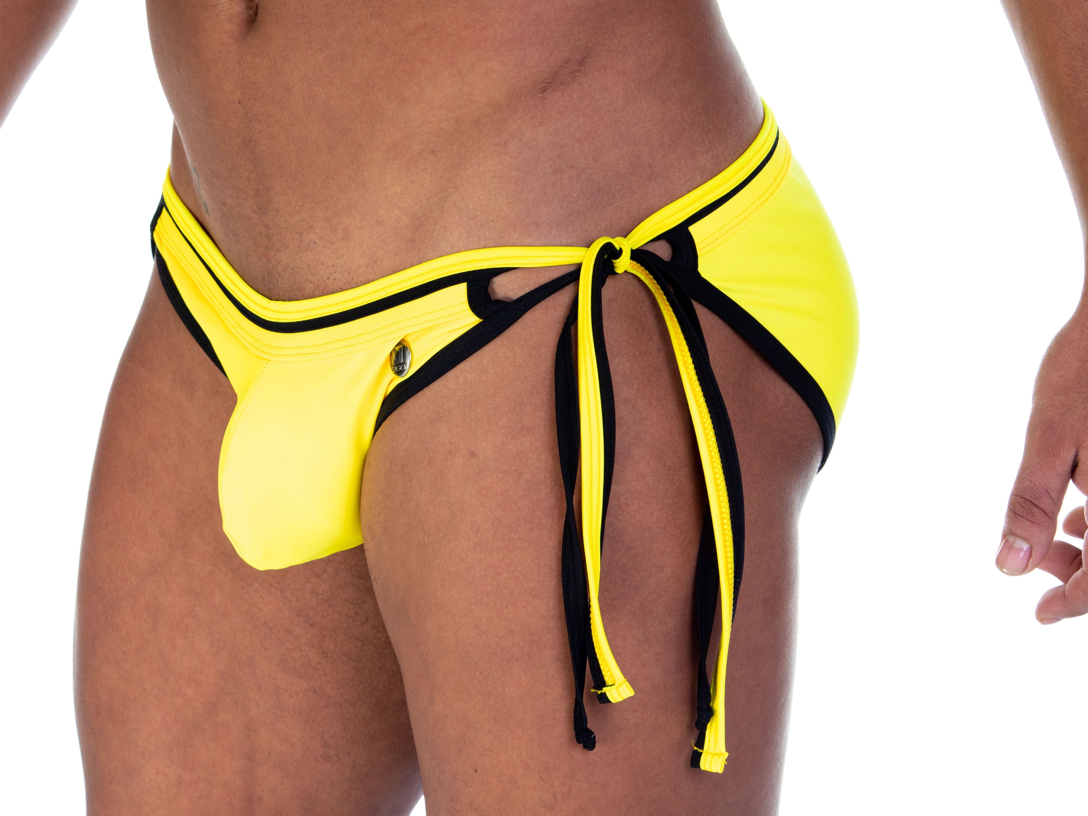 Gigo Strip swim bikini yellow
