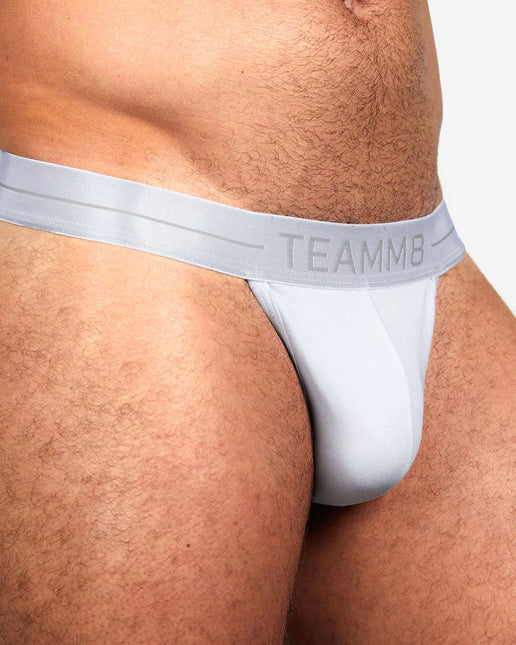 Teamm8 Icon thong modal white size XL