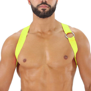 TOF Party Boy harness neon yellow